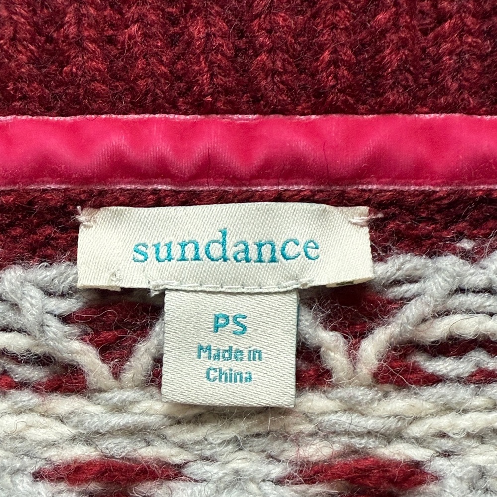 SUNDANCE Starlit Slopes Knit Cardigan Size SP - Picture 3 of 12